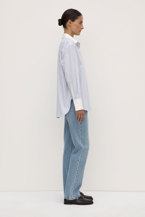 Alec Poplin Stripe Shirt