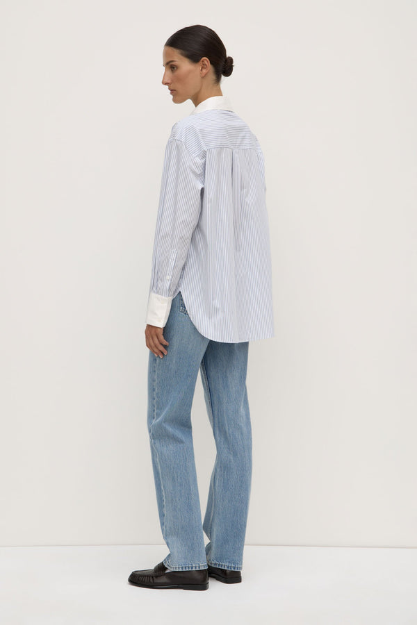 Alec Poplin Stripe Shirt