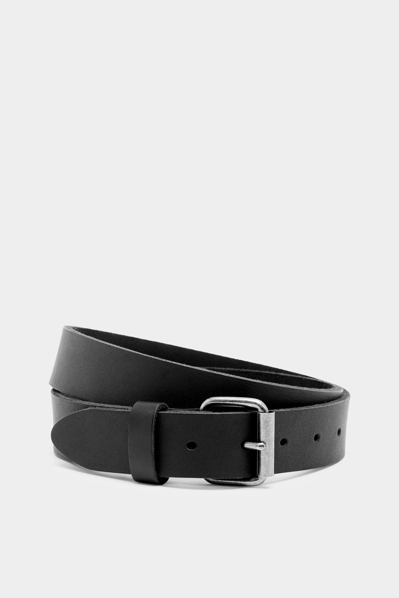 Mens Australian Leather Belt Black | Assembly Label NZ – Assembly Label ...