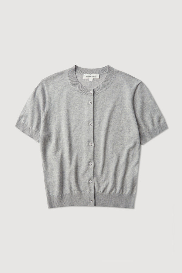 Semra Cotton Cashmere Short Sleeve Cardigan