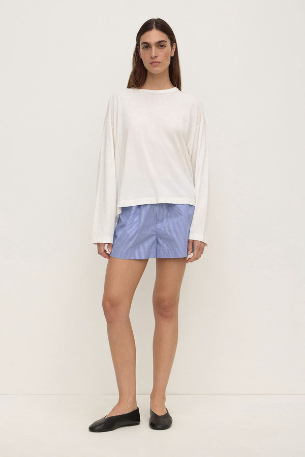 Ava Stripe Poplin Short