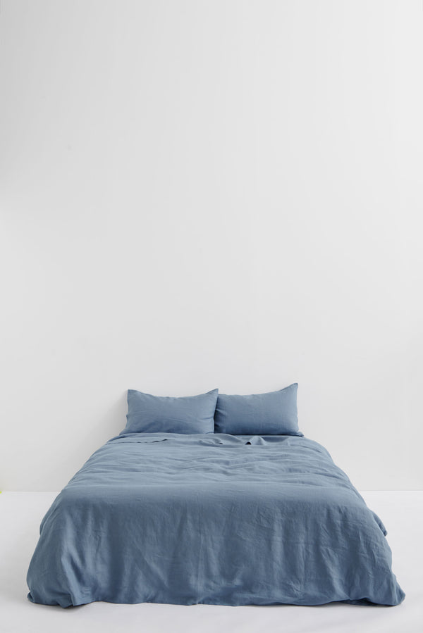 Linen Standard Pillow Cases Ocean