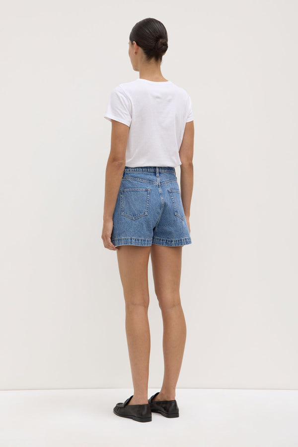 Boxy Denim Short