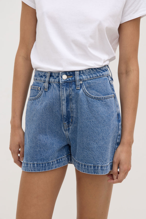 Boxy Denim Short