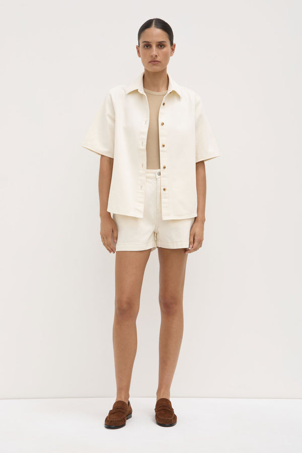 Boxy Denim Short