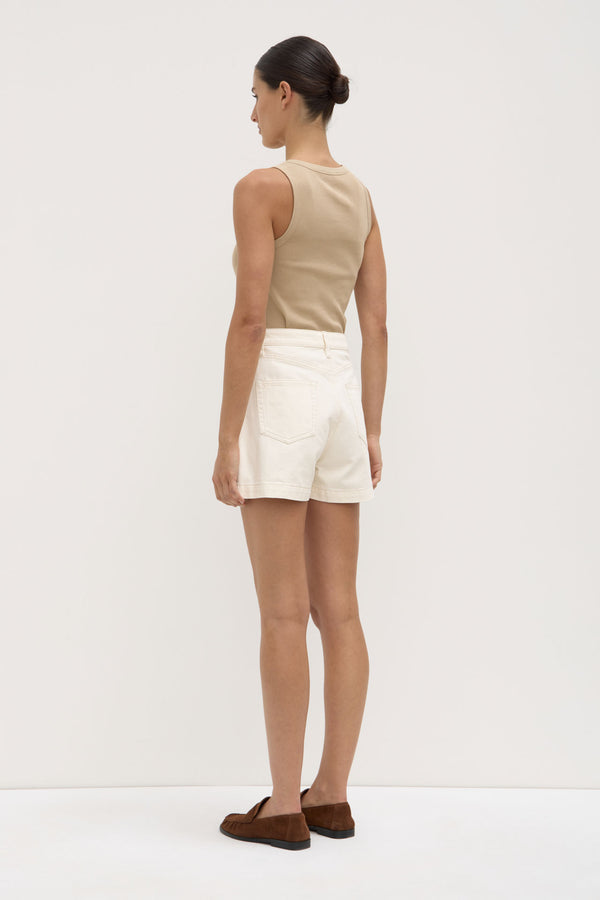 Boxy Denim Short