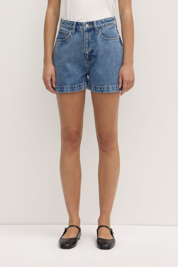 Boxy Denim Short