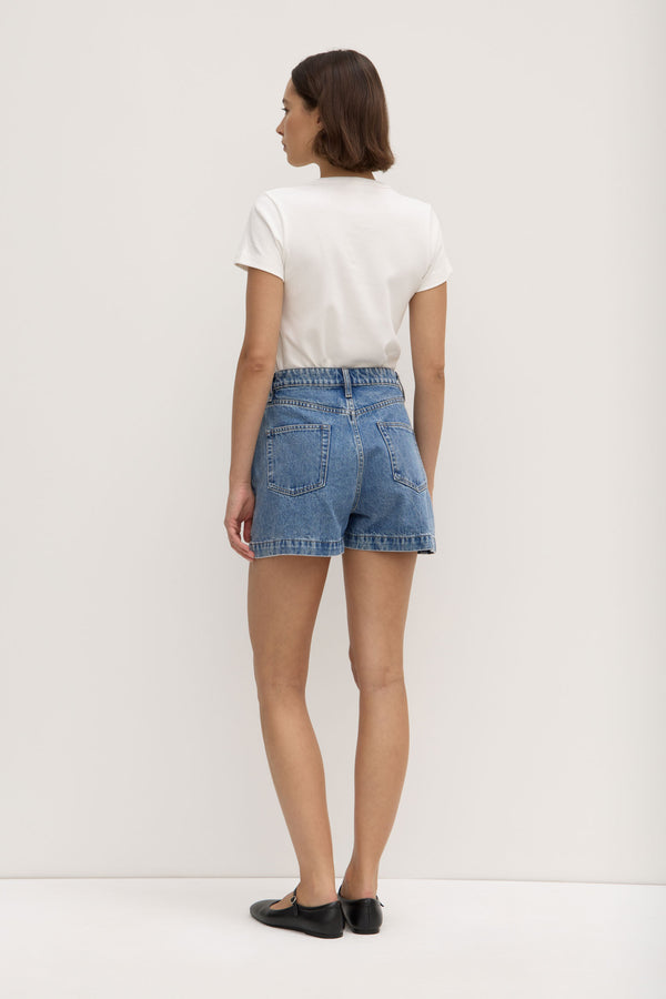 Boxy Denim Short