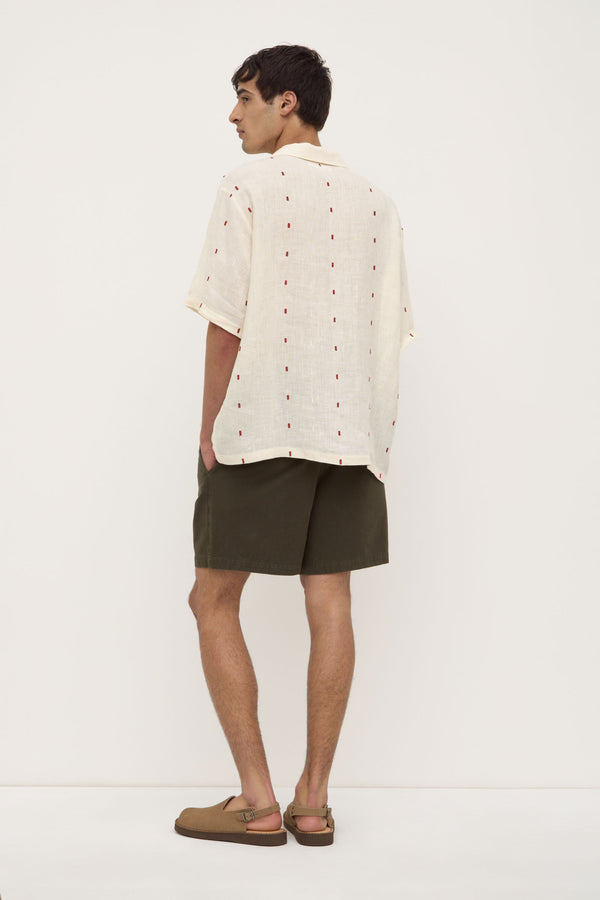 Broken_Embroidery_Short_Sleeve_Shirt_Cream_0959jpeg