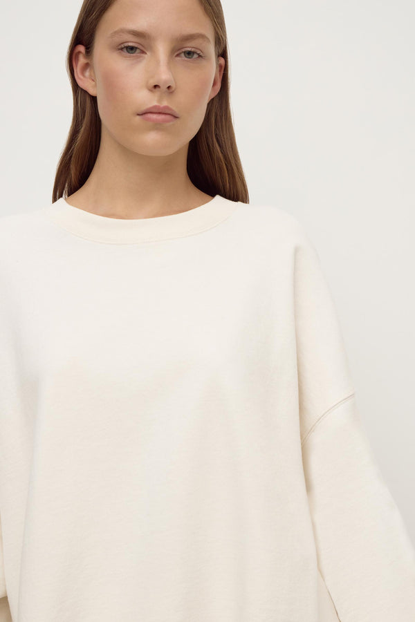 Brushed Cotton Lounge Sweater