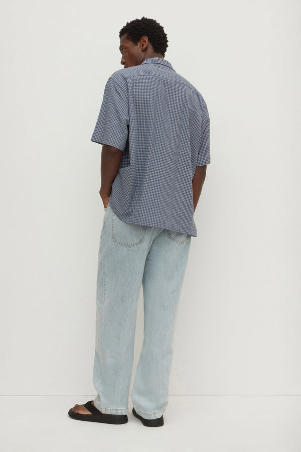 Calvin_Check_Short_Sleeve_Shirt_Deep_Teal_1116