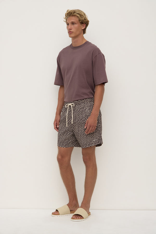 Cascade_Print_Swim_ShortˇWashed_Black_Cream_1611