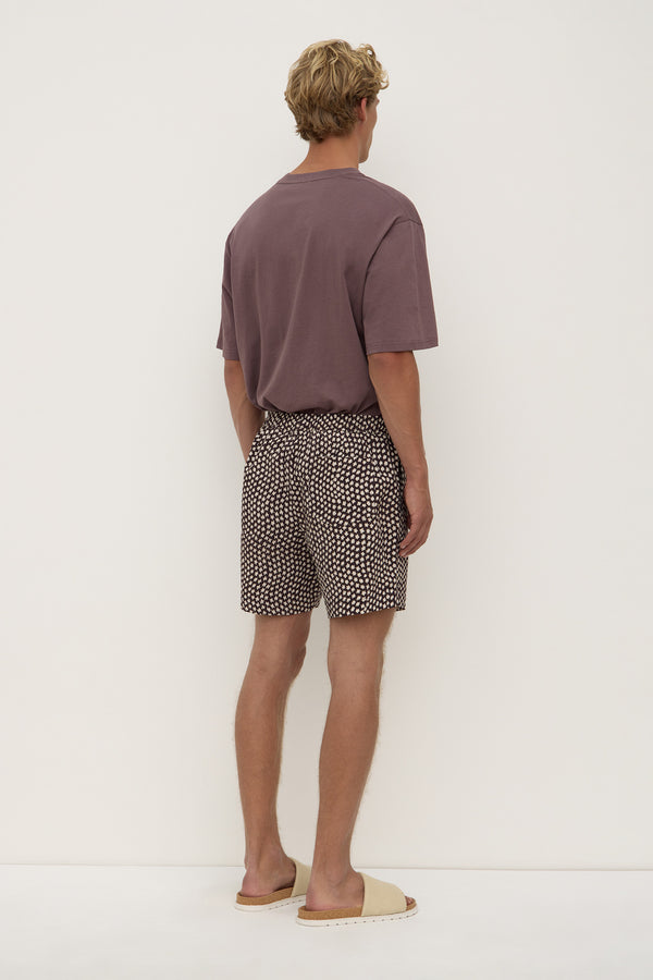 Cascade_Print_Swim_ShortˇWashed_Black_Cream_1620