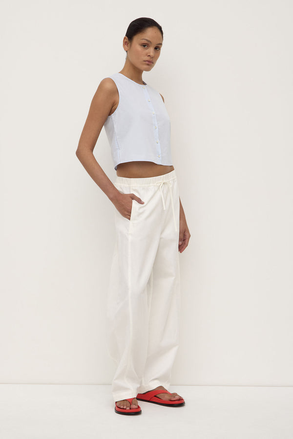 Cherri Button Front Top