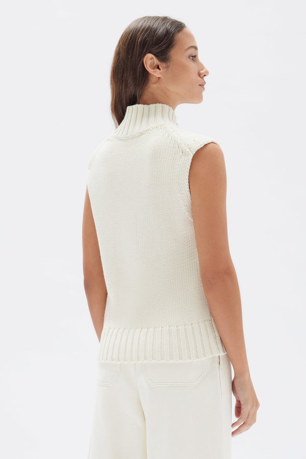 Delta Cotton Knit Top