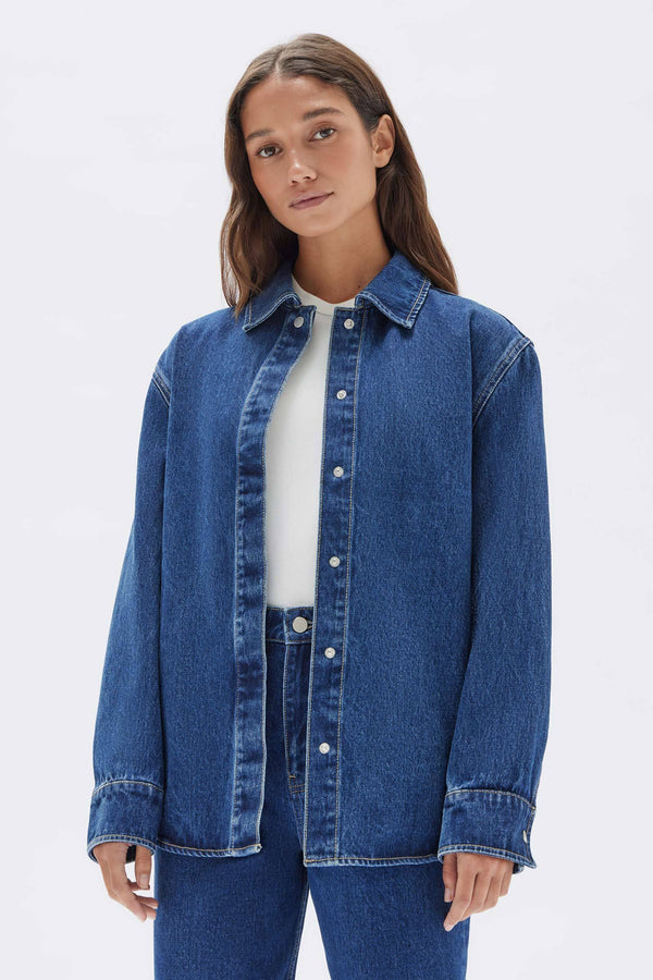 Womens Vintage Straight Jean Heritage Blue | Assembly Label NZ ...