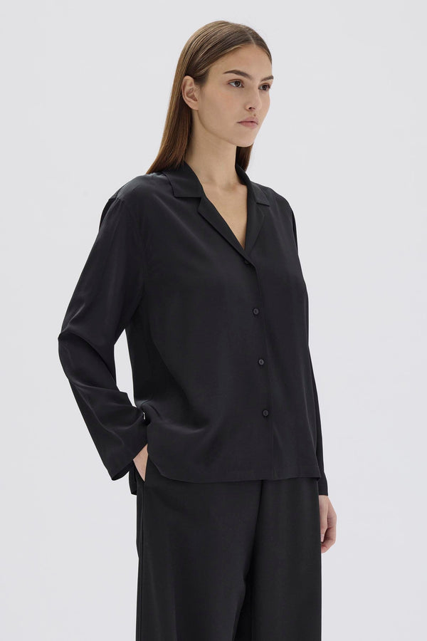 Essie Silk Long Sleeve Shirt