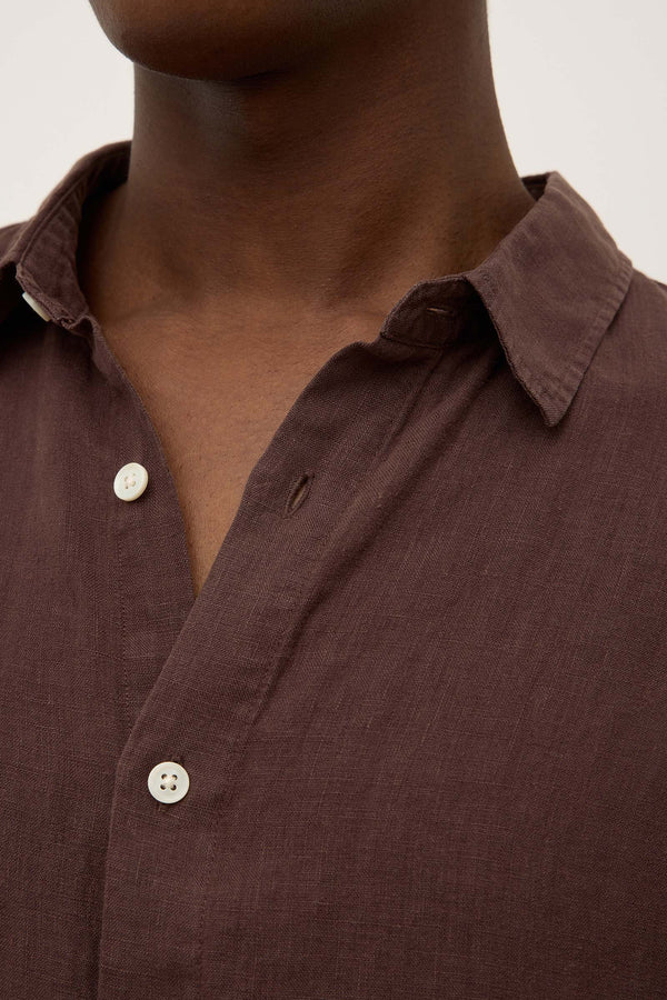Everyday Mens Linen Long Sleeve Shirt Ganache-7