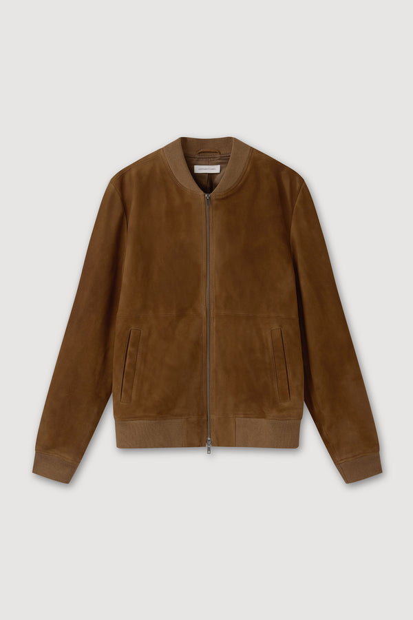 Finlay Suede Bomber Jacket