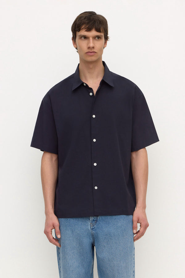 Franco_Short_Sleeve_Shirt_True_Navy_1190