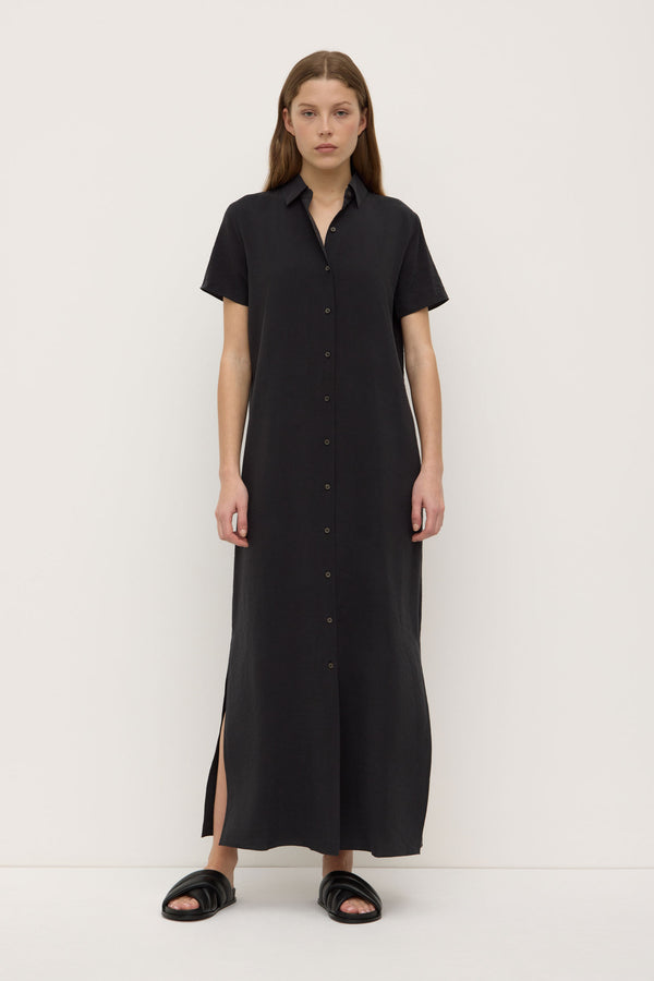 Heather_Silk_Blend_Shirt_Dress_Black_0369