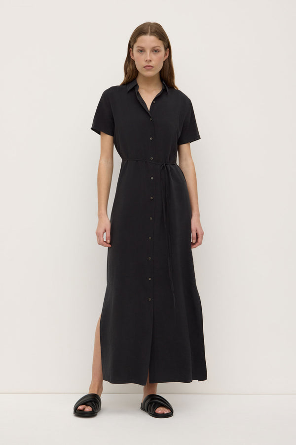 Heather_Silk_Blend_Shirt_Dress_Black_0395