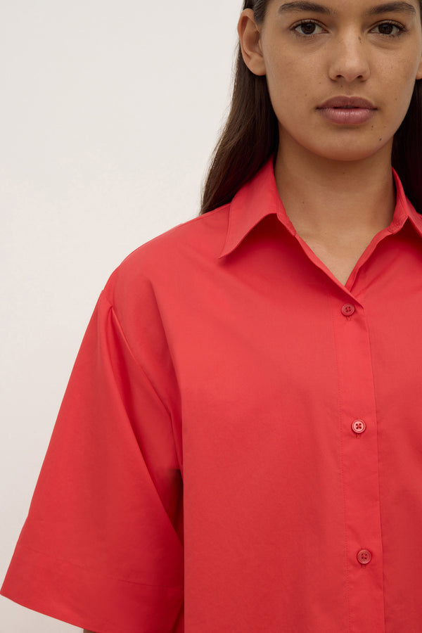 Joni Short Sleeve Shirt Chilli-5