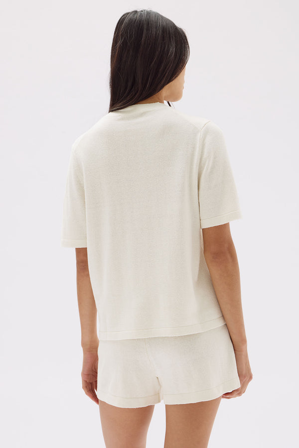 June Silk Knit Tee