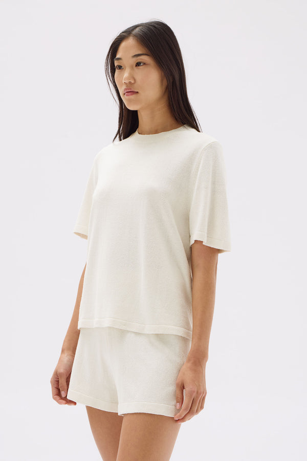 June Silk Knit Tee