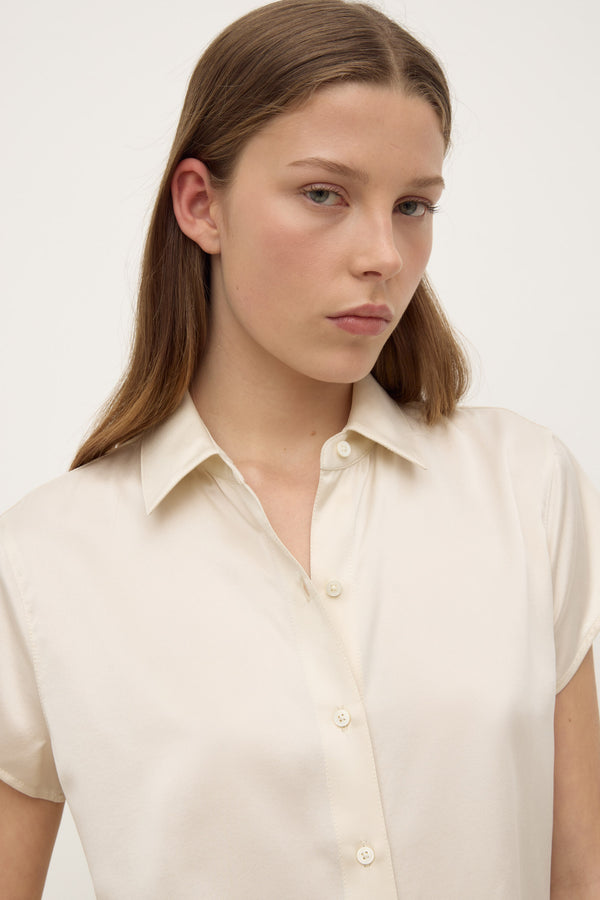 Karri Silk Short Sleeve Shirt