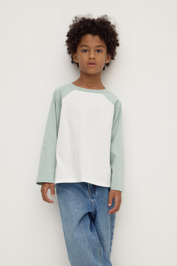 Kids_Oversized_Raglan_Long_Sleeve_Tee_Mint_Antique_White_0373