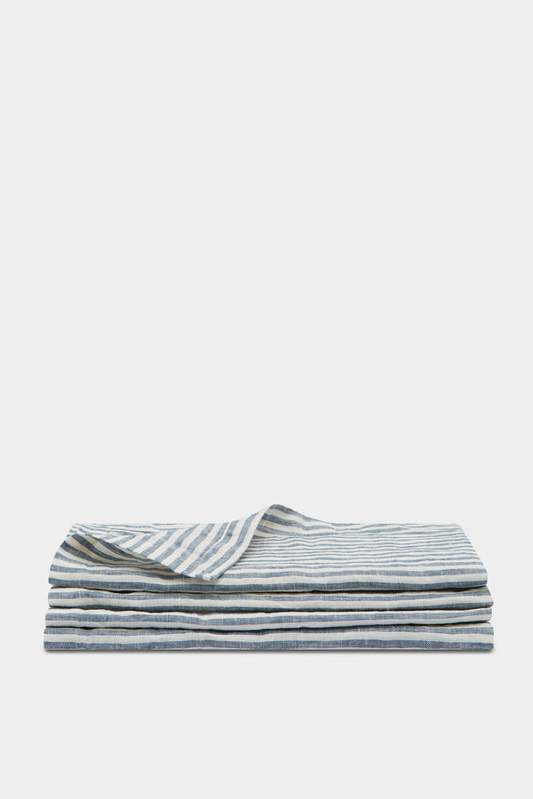 Linen Placemats Ocean Stripe