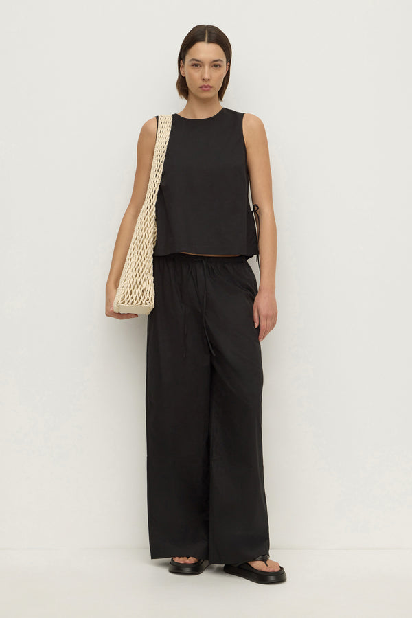 Micha_Poplin_Pant_Black_1590
