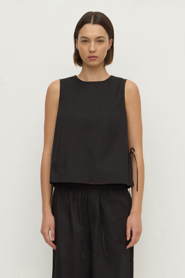 Micha_Poplin_Tie_Top_Black_1564