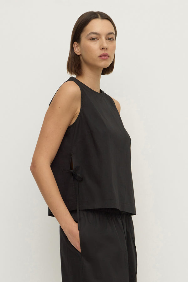 Micha_Poplin_Tie_Top_Black_1576