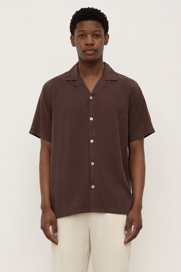 Miller Short Sleeve Shirt Ganache-1