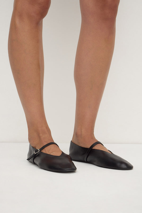 Millie_Leather_Ballet_Flat_Black_2919