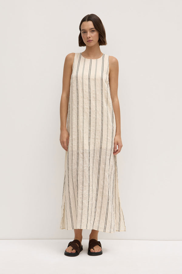 Milos Stripe Maxi Dress