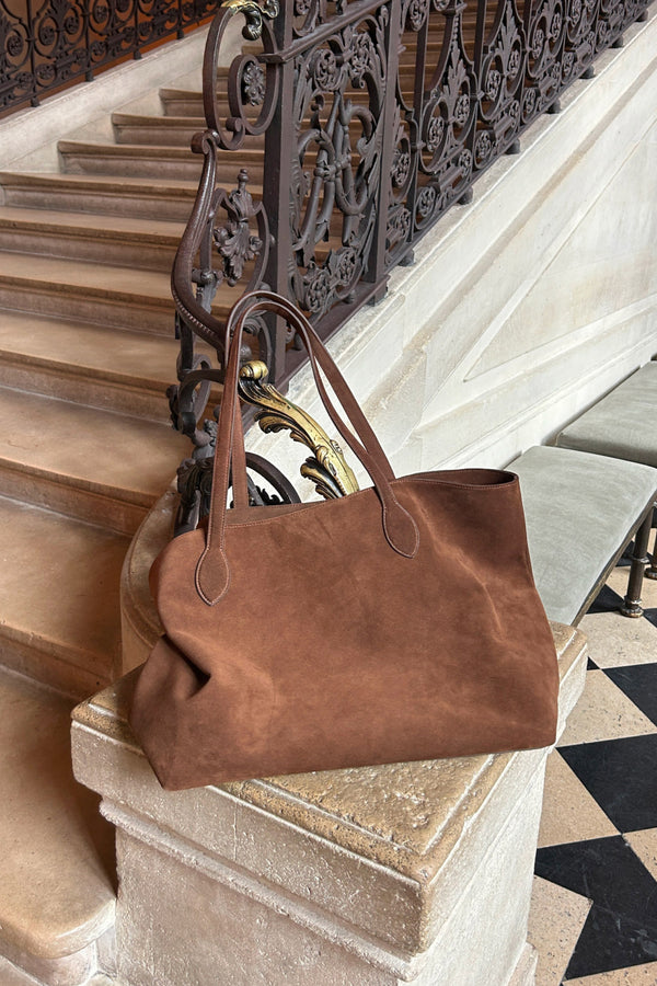 Olivia Suede Tote Bag