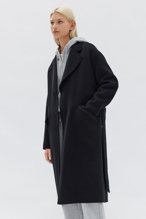 Womens Sadie Single Breasted Coat Black | Assembly Label NZ – Assembly ...