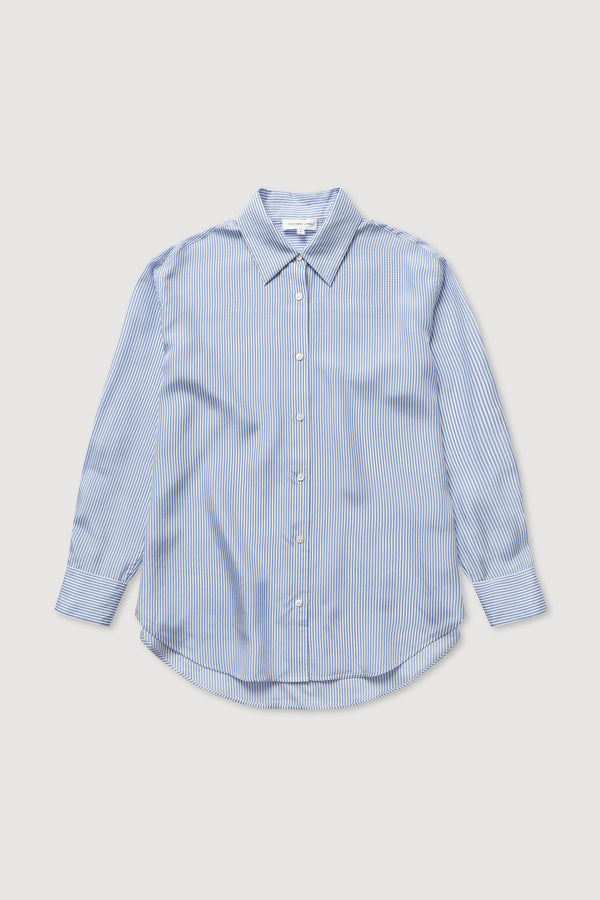 Spencer Stripe Silk Shirt