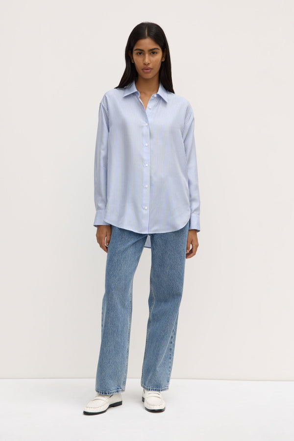 Spencer_Stripe_Silk_Long_Sleeve_Shirt_Blue_White_Stripe_0363