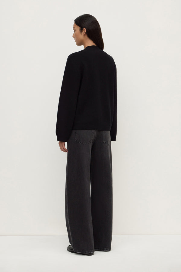 Tamsin Wool Cashmere Knit Cardigan