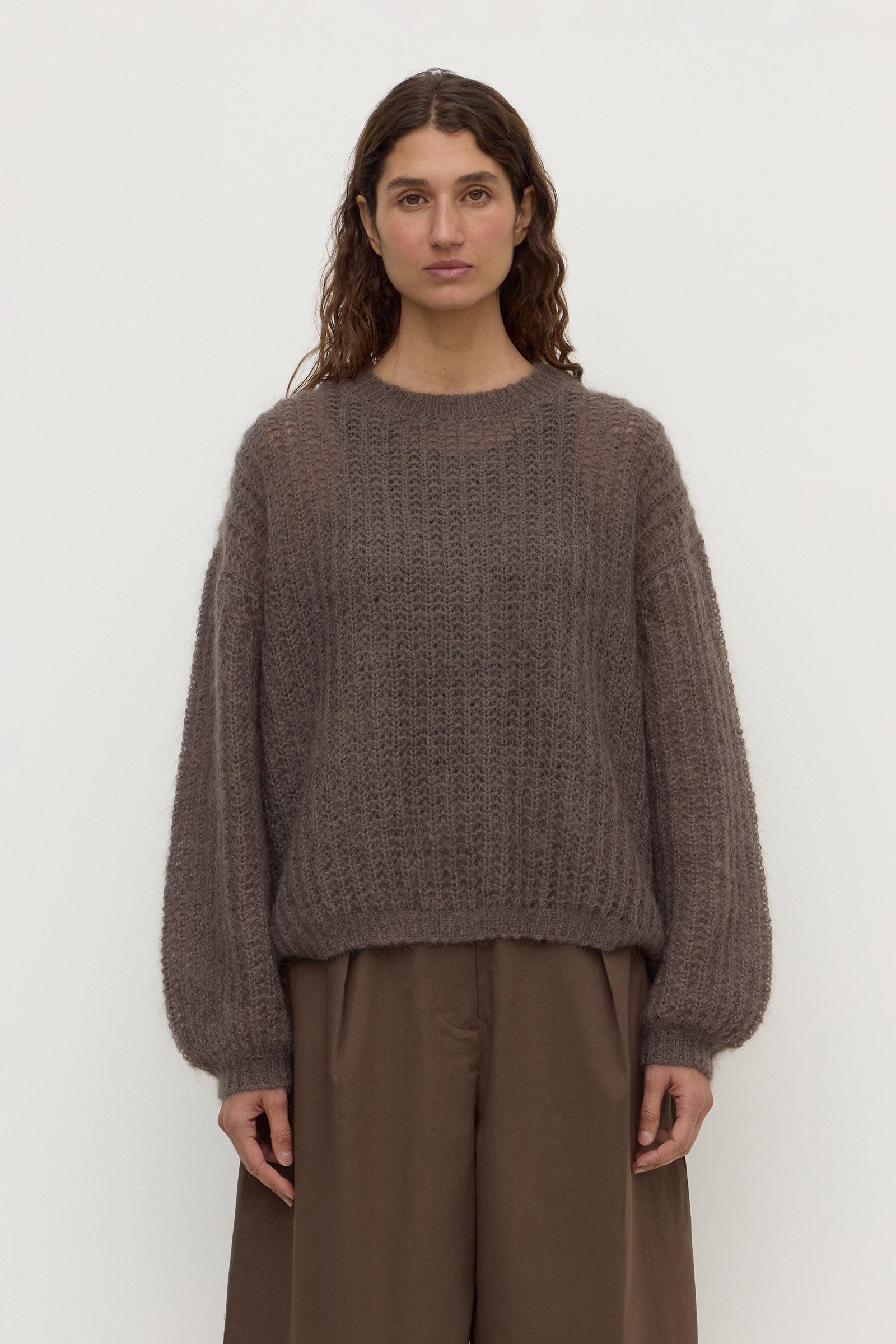 Womens Tulsa Mohair Knit Bark | Assembly Label – Assembly Label | NZ
