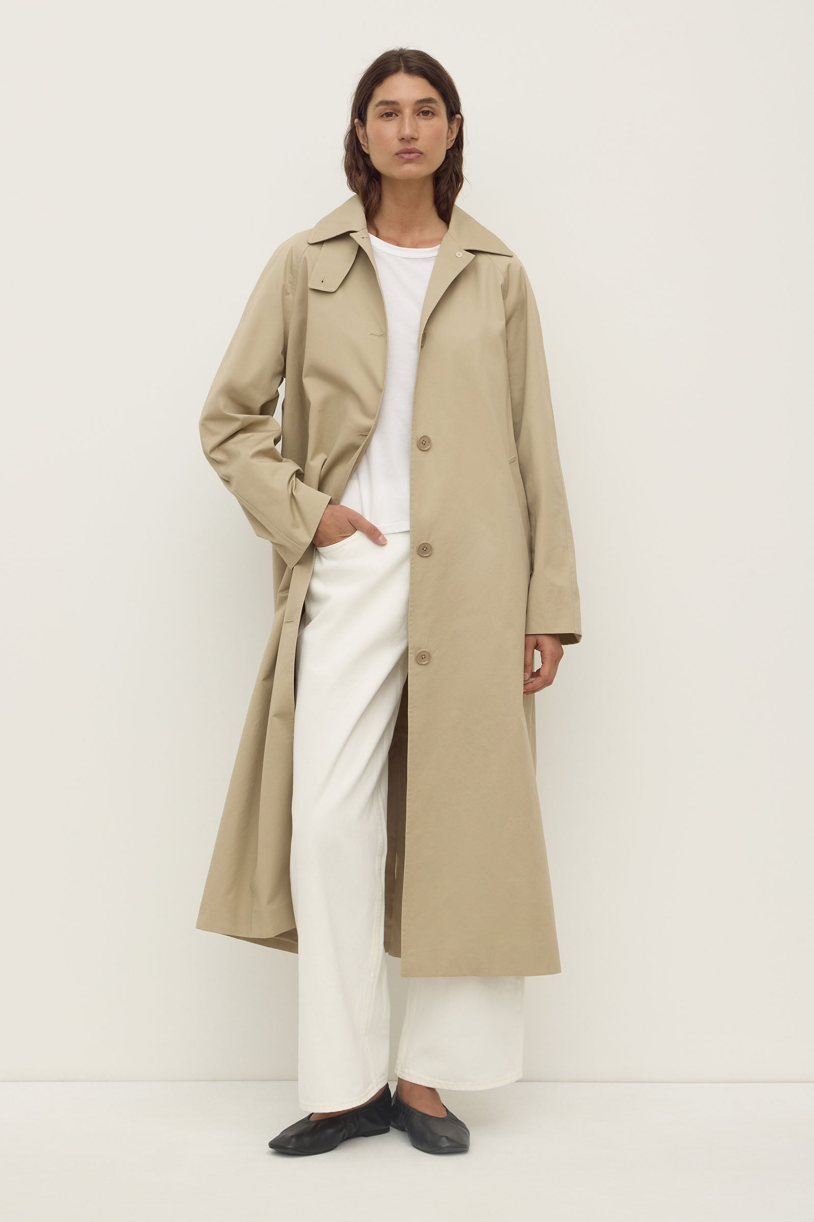 Womens Waverly Car Coat Sand | Assembly Label – Assembly Label | NZ