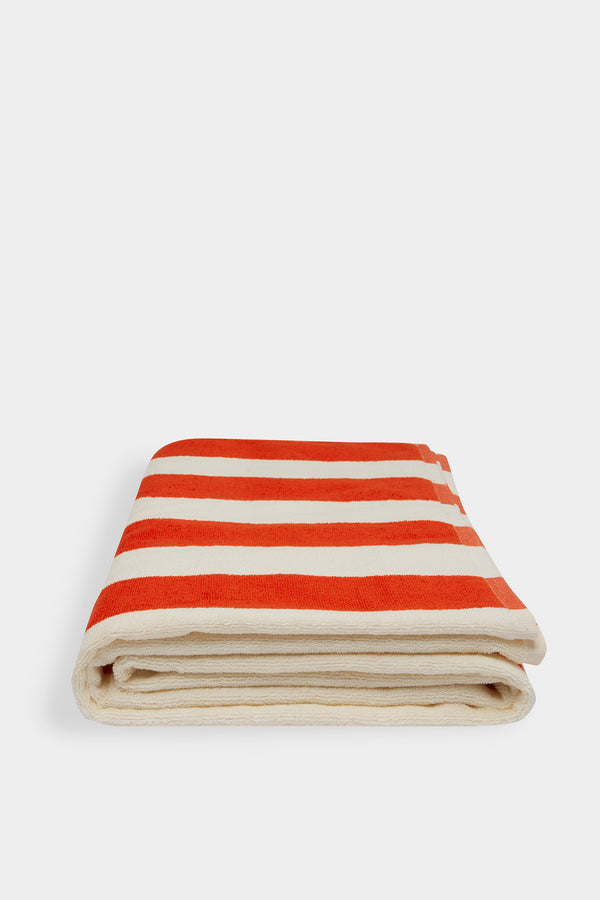 Wide Stripe Beach Towel