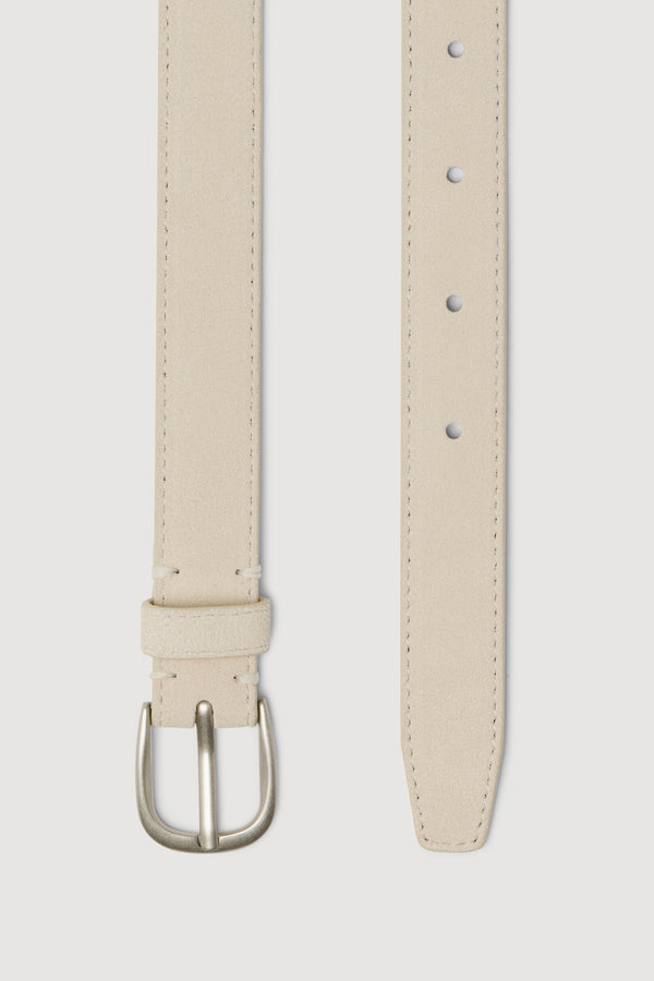 Womens Slim Suede Belt