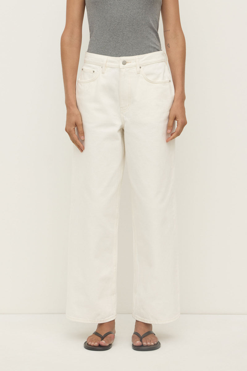 Womens Boyfriend Jean Vintage White | Assembly Label – Assembly Label | NZ
