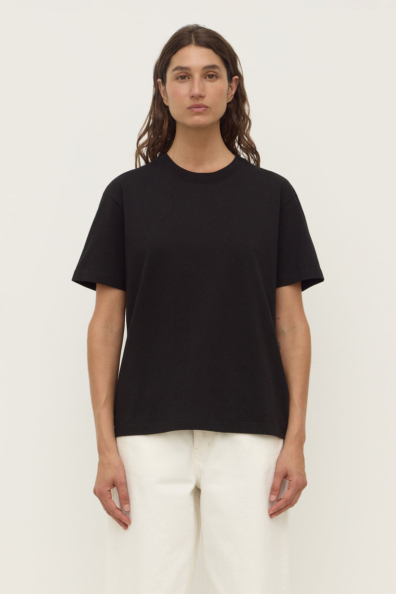 Womens Organic Base Tee Black | Assembly Label NZ – Assembly Label | NZ