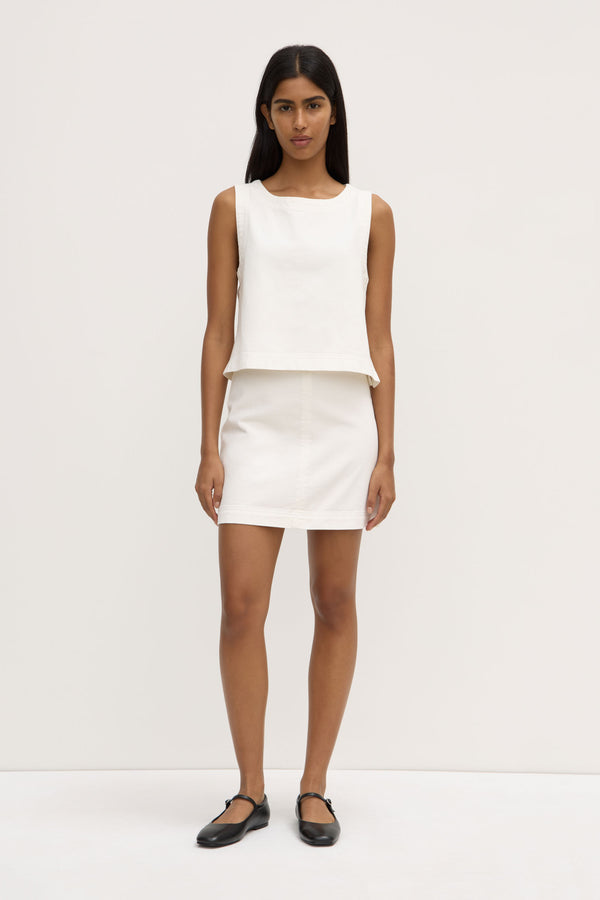 Zoey Twill Mini Skirt